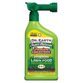 DR. EARTH 32 oz. Super Natural Ready-to-Spray Hose End Liquid Lawn Fertilizer-100518087 - The Hom... | The Home Depot