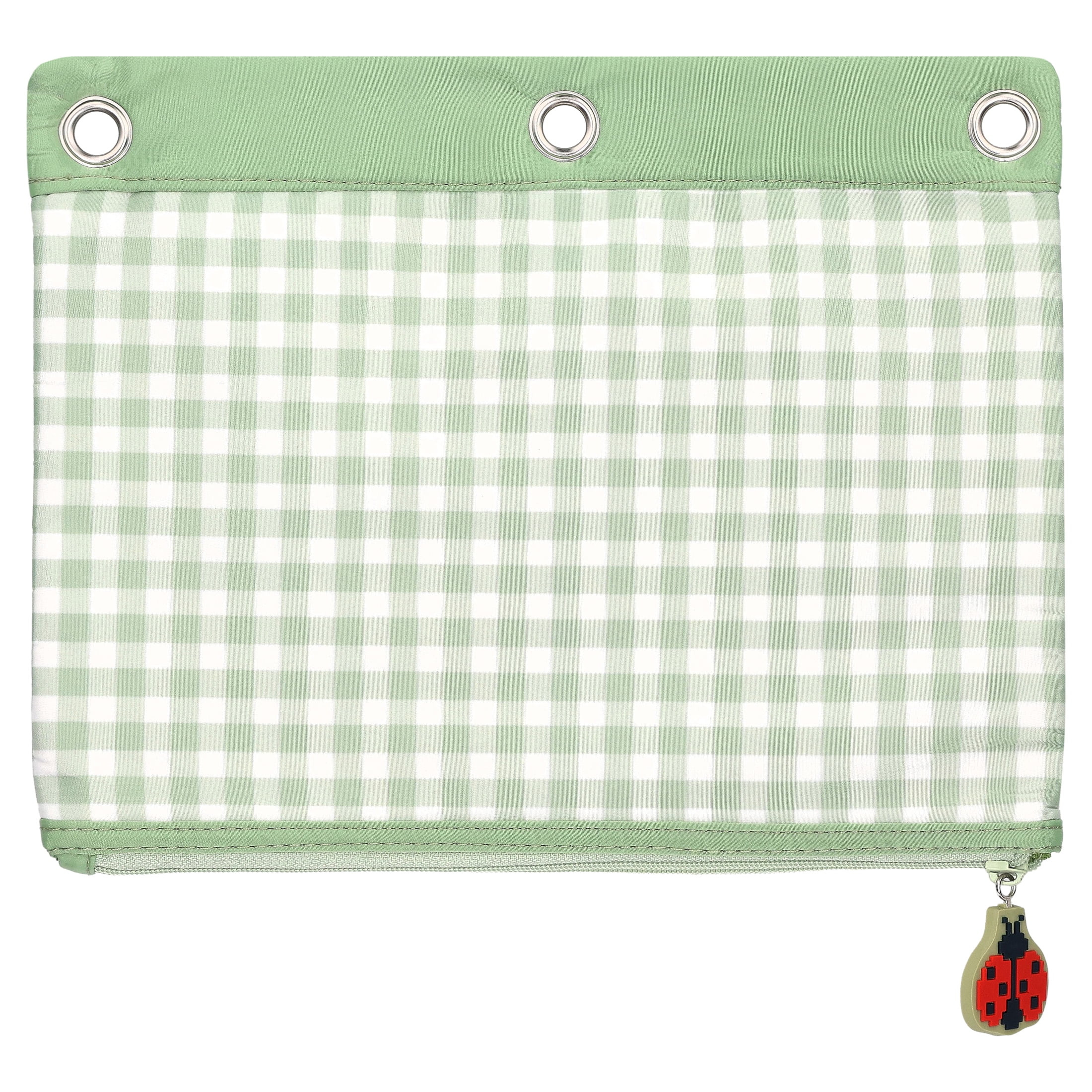 Pen+Gear Gingham Binder Pouch, Green and White | Walmart (US)