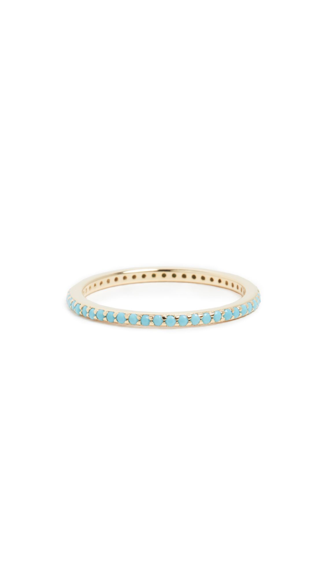 Thin Turquoise Cubic Zirconia Ring | Shopbop