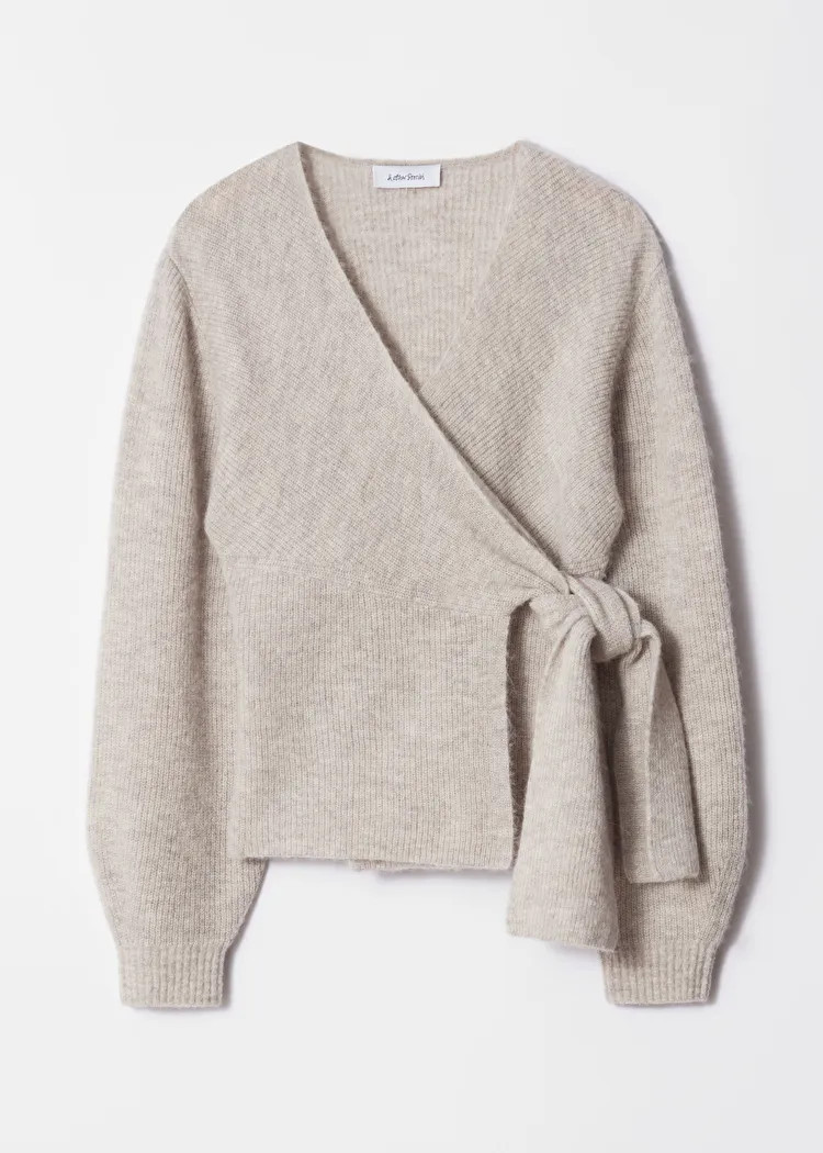 Alpaca-Blend Knitted Wrap Cardigan | & Other Stories - US
