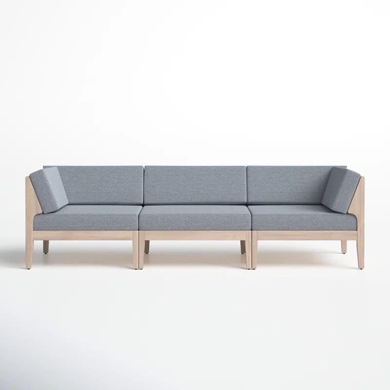 Jurgen 91'' Acacia Outdoor Sofa | Wayfair North America