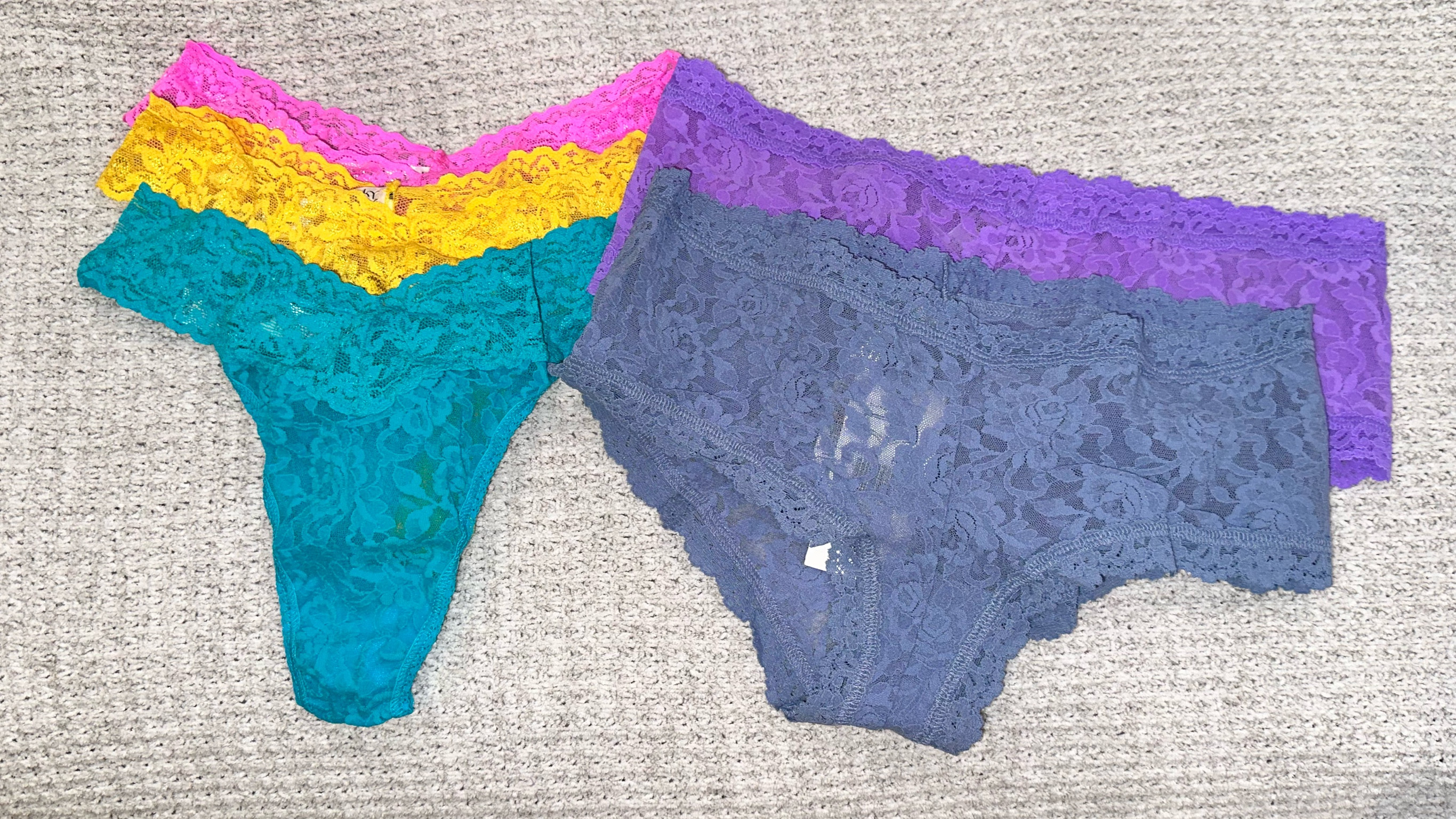 the most comfortable undies you’ll ever wear. The thongs are one size fits all aka they stretch. So great during pregnancy (I prefer the original rise style). Worth the price but l linked some on sale ones!

#LTKsalealert #LTKbump #LTKstyletip