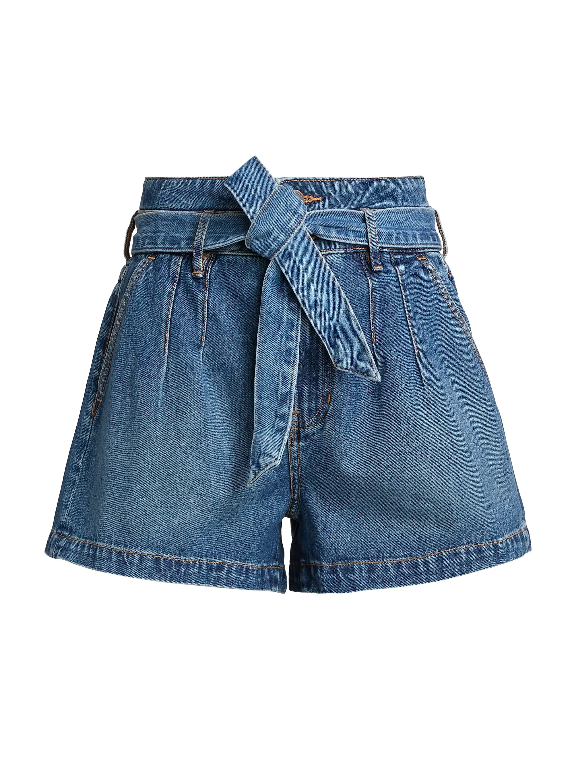 Veronica Beard Jaylen Denim Shorts | Saks Fifth Avenue | Saks Fifth Avenue