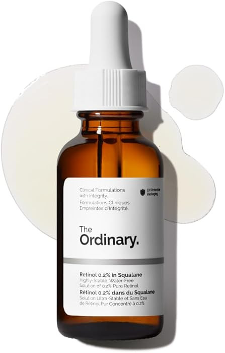The Ordinary Retinol 0.2% in Squalane, Gentle Retinol Serum for the Face That Is Anti-Aging and S... | Amazon (US)