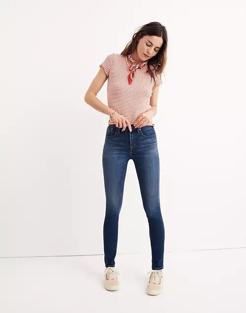 Petite 10" High-Rise Skinny Jeans in Danny Wash: TENCEL™ Denim Edition | Madewell