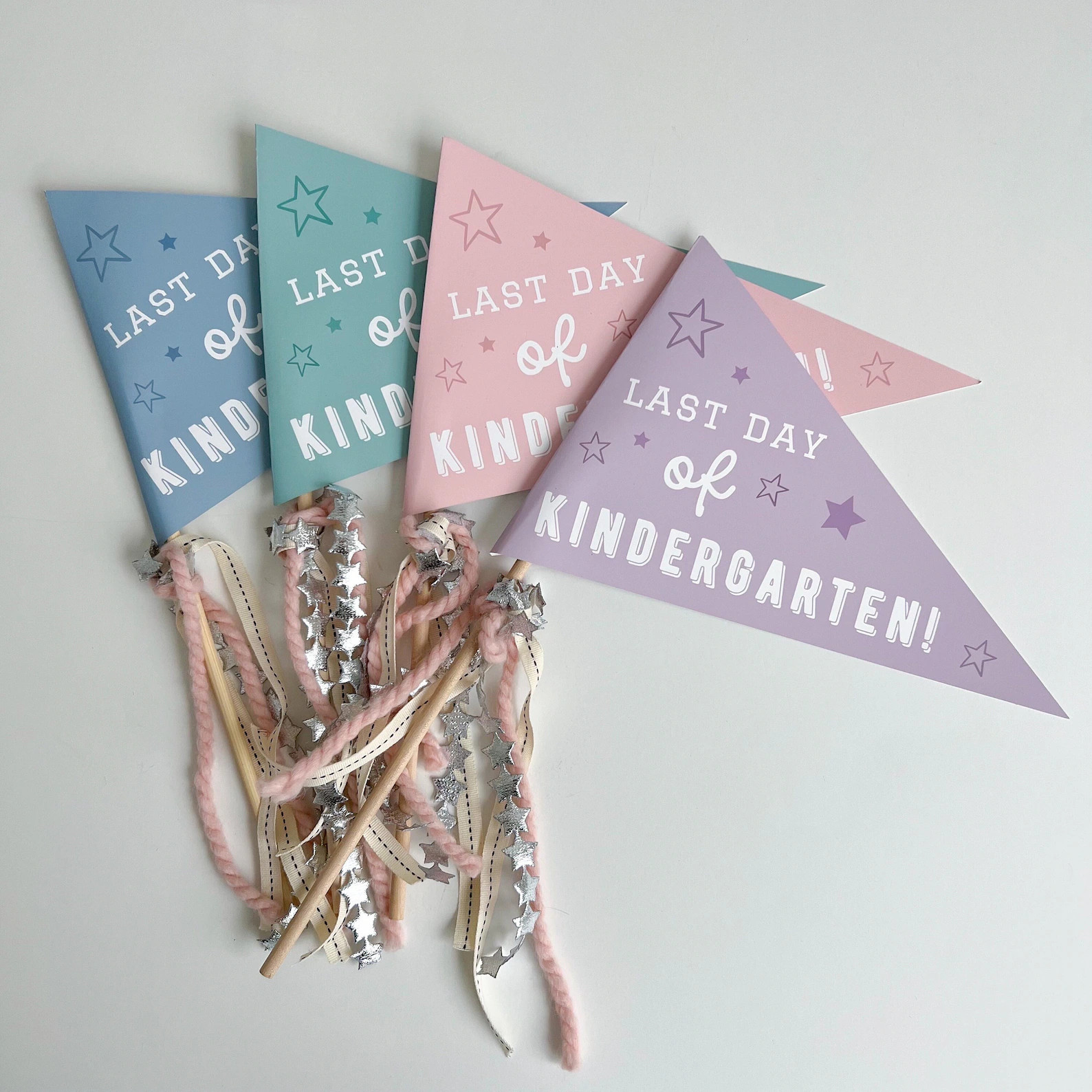 Kindergarten Graduation, Last Day of School Pennant, End of School Year, Photoshoot Props, Classr... | Etsy (US)