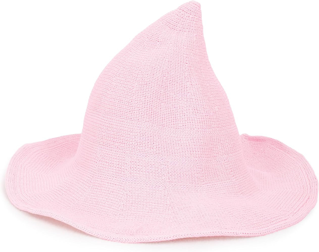 DAZCOS Witch Hat Multicolor Knit Breathable Wide Brim Foldable Pointed Cap for Women Christmas Co... | Amazon (US)