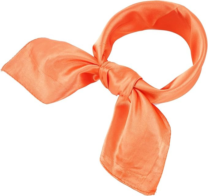 YOUR SMILE Silk Like Scarf Women’s Fashion Pattern Large Square Satin Headscarf Headdress 24''x... | Amazon (US)