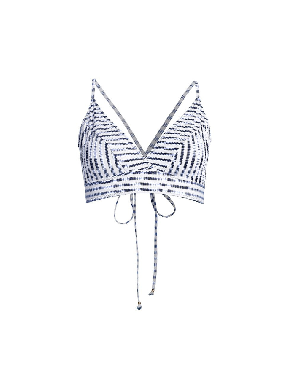 Palm Leaf Reversible Sconset Bikini Top | Saks Fifth Avenue