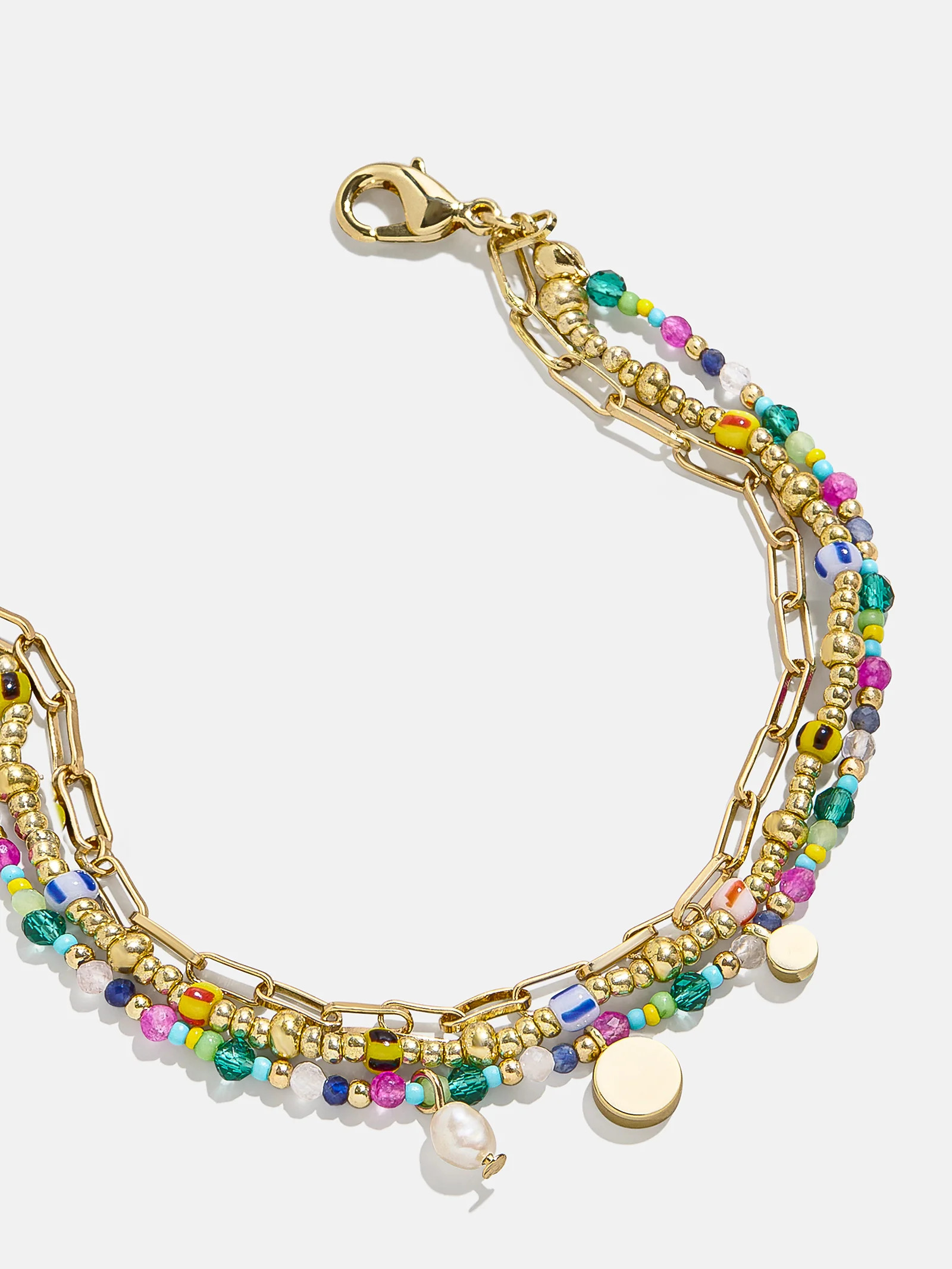 Rowan Semi-Precious Layered Bracelet - St. Tropez | BaubleBar (US)