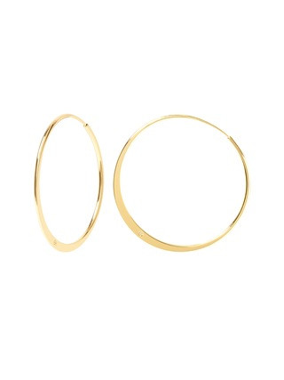 Basic Flat Hoop Earrings | Banana Republic (US)