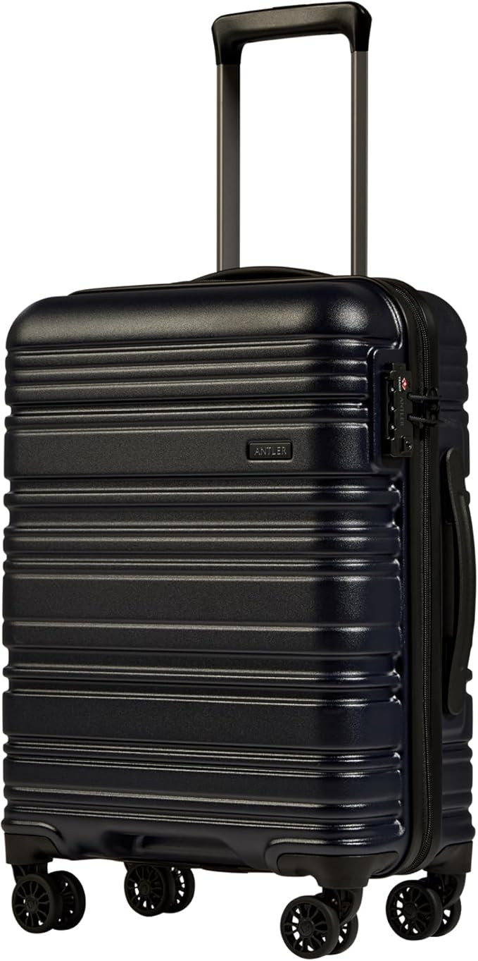 ANTLER - Saturn Hard Shell Cabin Suitcase - 55 x 40 x 20 cm 35.2L, Lightweight with 4 Spinner Whe... | Amazon (UK)