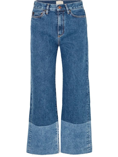 SIMON MILLER - Cropped High-rise Wide-leg Jeans - Mid denim | NET-A-PORTER (UK & EU)