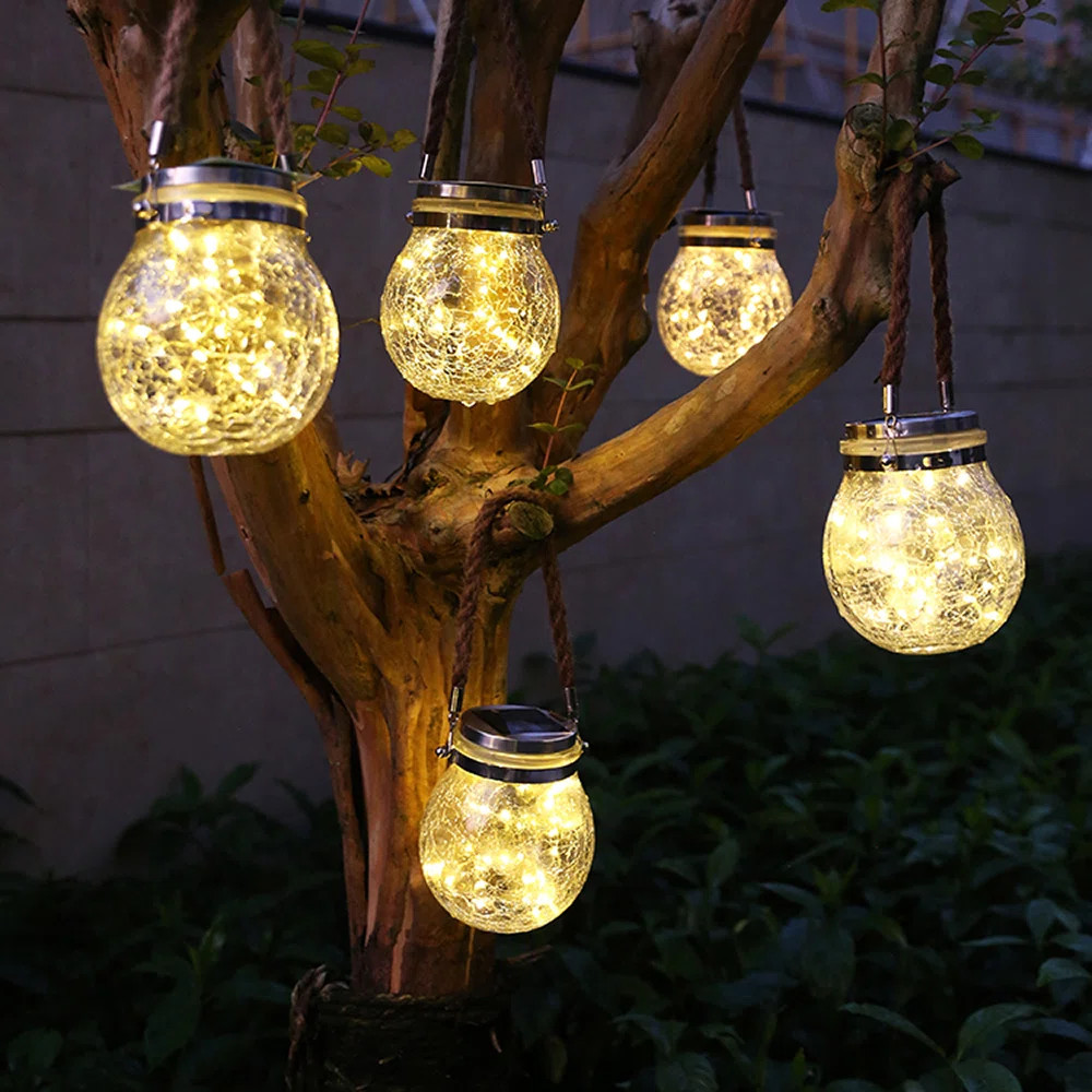 Pierview LED Outdoor Hanging Lantern | Wayfair UK