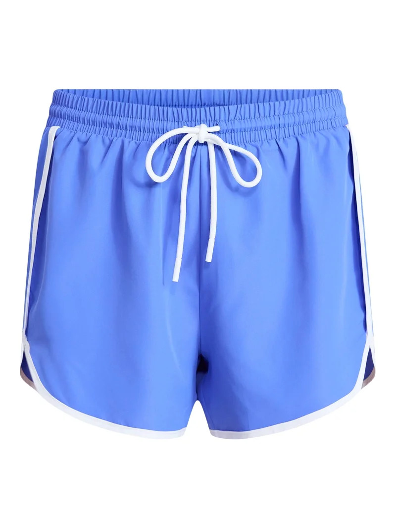 Athletic Works Women's and Women's Plus Piped Running Shorts, Sizes XS-XXXL | Walmart (US)