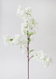 Artificial Spring Cherry Blossoms in Cream - 40" | Afloral (US)