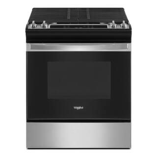 Whirlpool 30 in. 5.0 cu.ft. Gas Range with Self-Cleaning Oven in Stainless Steel WEG515S0LS | The Home Depot