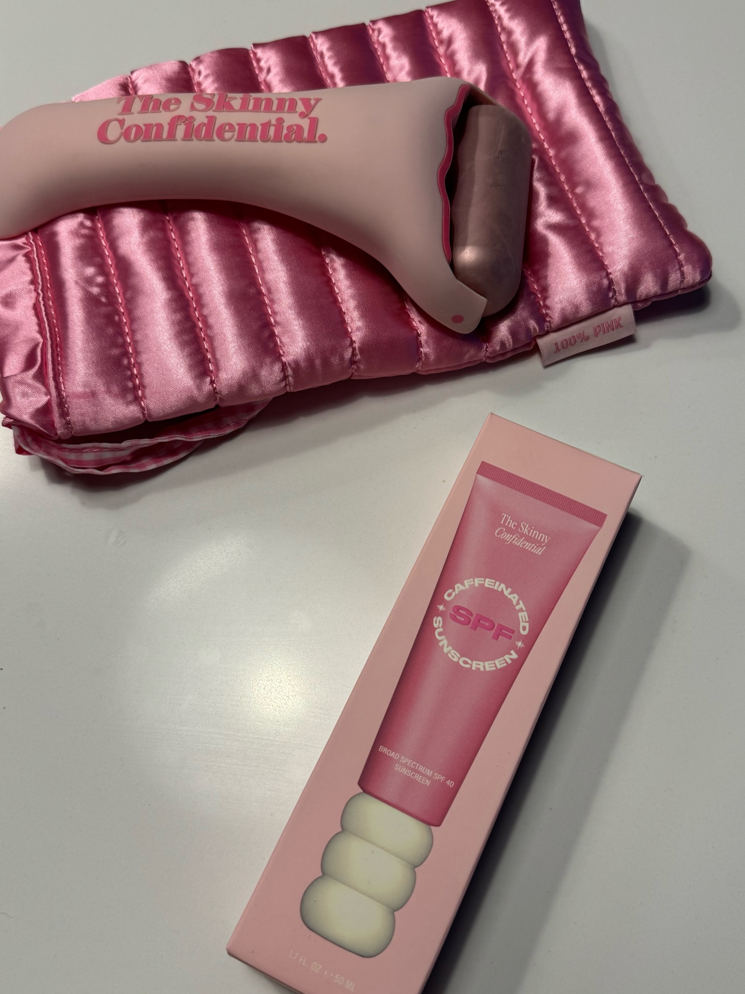 Use code TSCPARTNER for 20% off 🖤 
The Skinny Confidential, ice roller, hot mess roller, spf, sunscreen, tinted sunscreen 

#LTKFindsUnder100 #LTKBeauty #LTKTravel