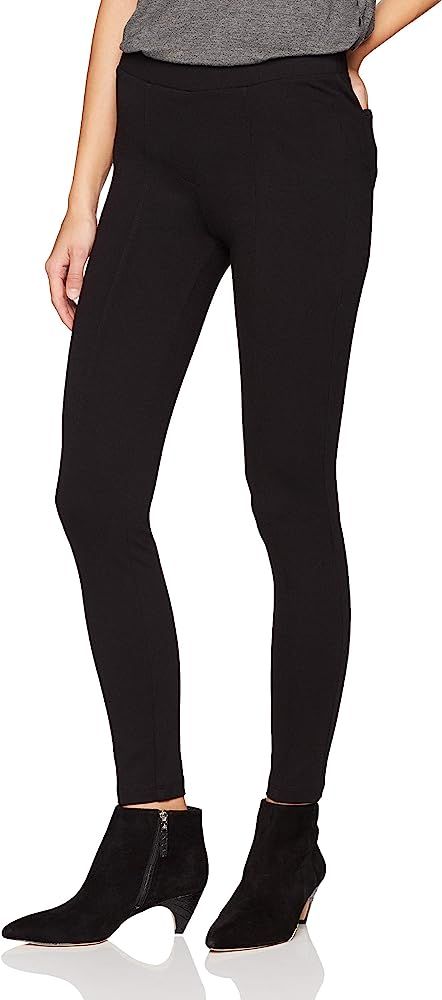 Amazon Brand - Daily Ritual Women's Seamed Front, 2-Pocket Ponte Knit Legging | Amazon (US)