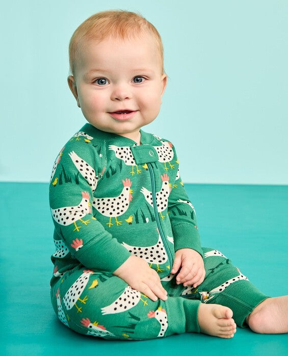 Baby Easter HannaJams™ Sleeper Pajamas in Easter Hen - 100% Cotton - Size 0-3 mos by Hanna Andersson | Hanna Andersson