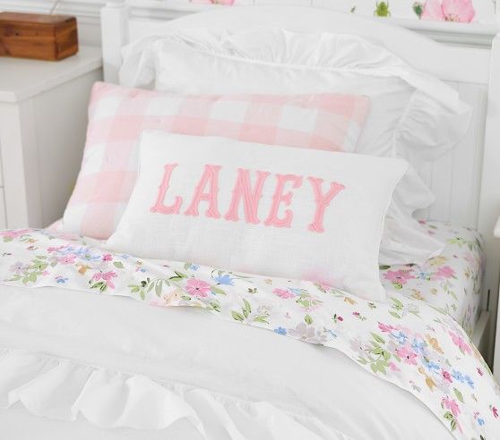 Laney Floral Organic Sheet Set & Pillowcases | Pottery Barn Kids