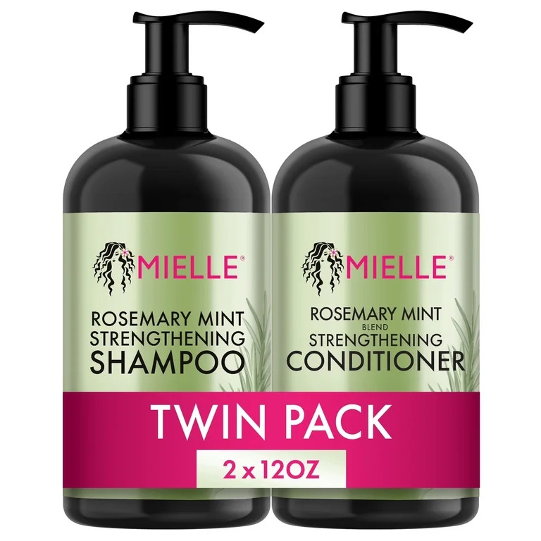 Mielle Rosemary and Mint Clarifying Shampoo and Conditioner Set, 12 oz | Walmart (US)