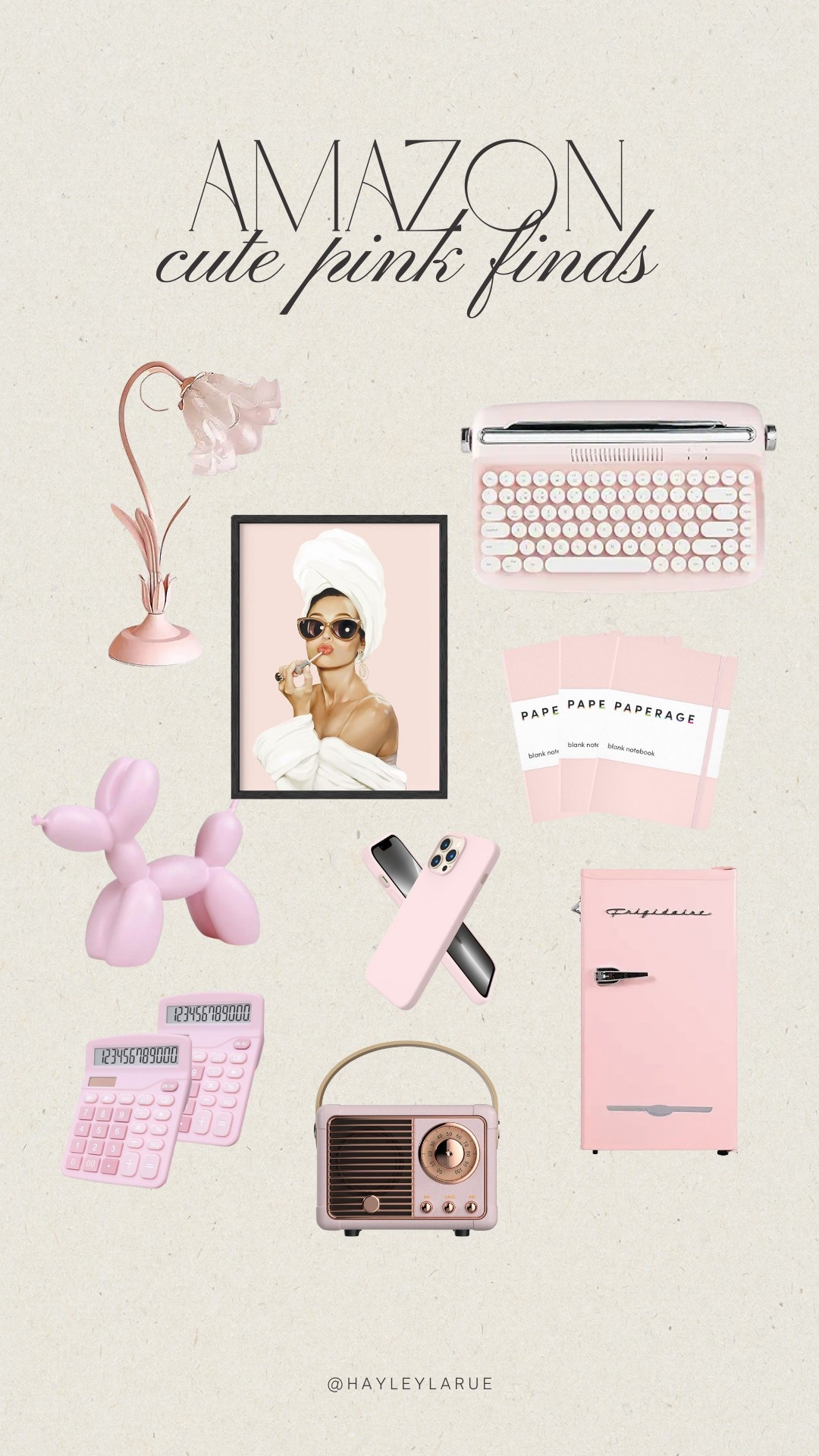 Cute pink finds • Amazon finds • pink retro fridge • pink keyboard • pink home decor • pink office decor • 

#LTKHome