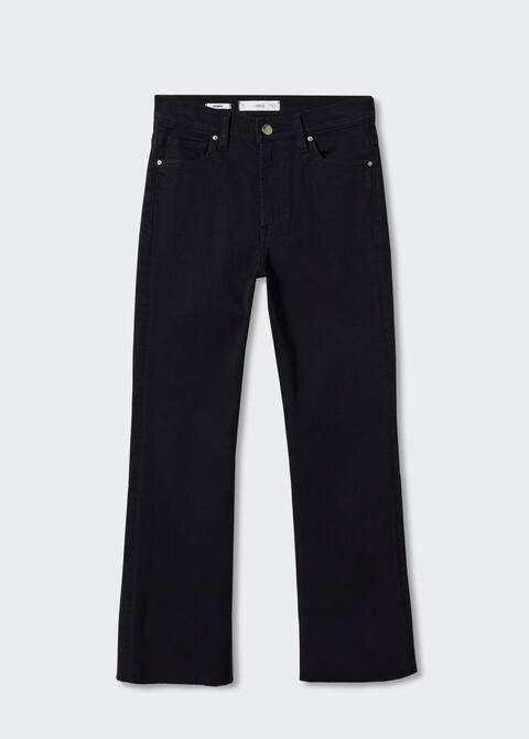 Crop flared jeans -  Women | Mango USA | MANGO (US)