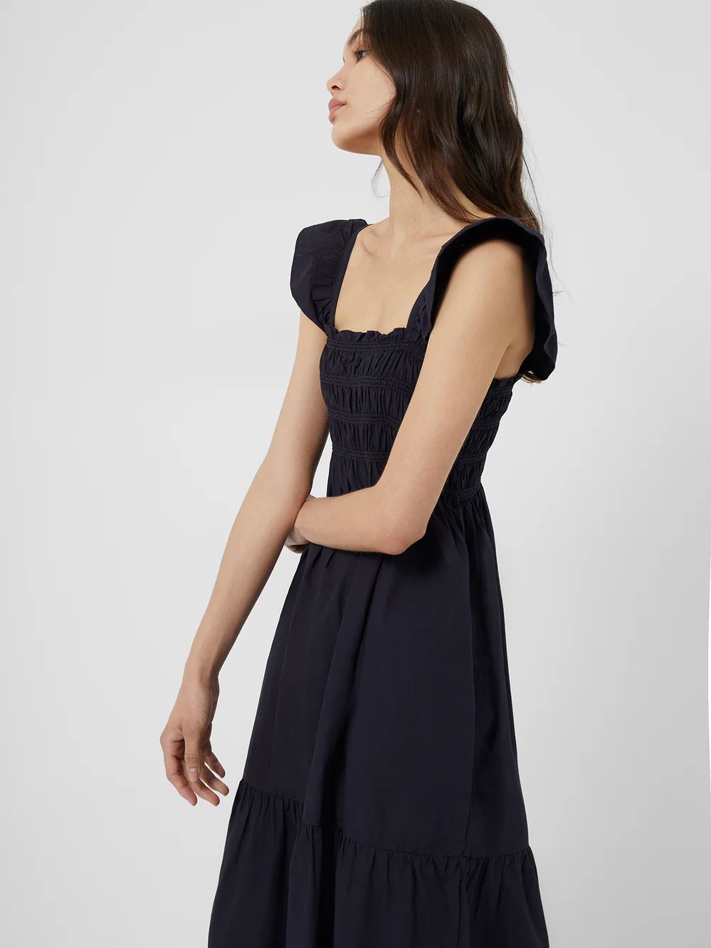 Isla Organic Tiered Skirt Dress | French Connection (US)