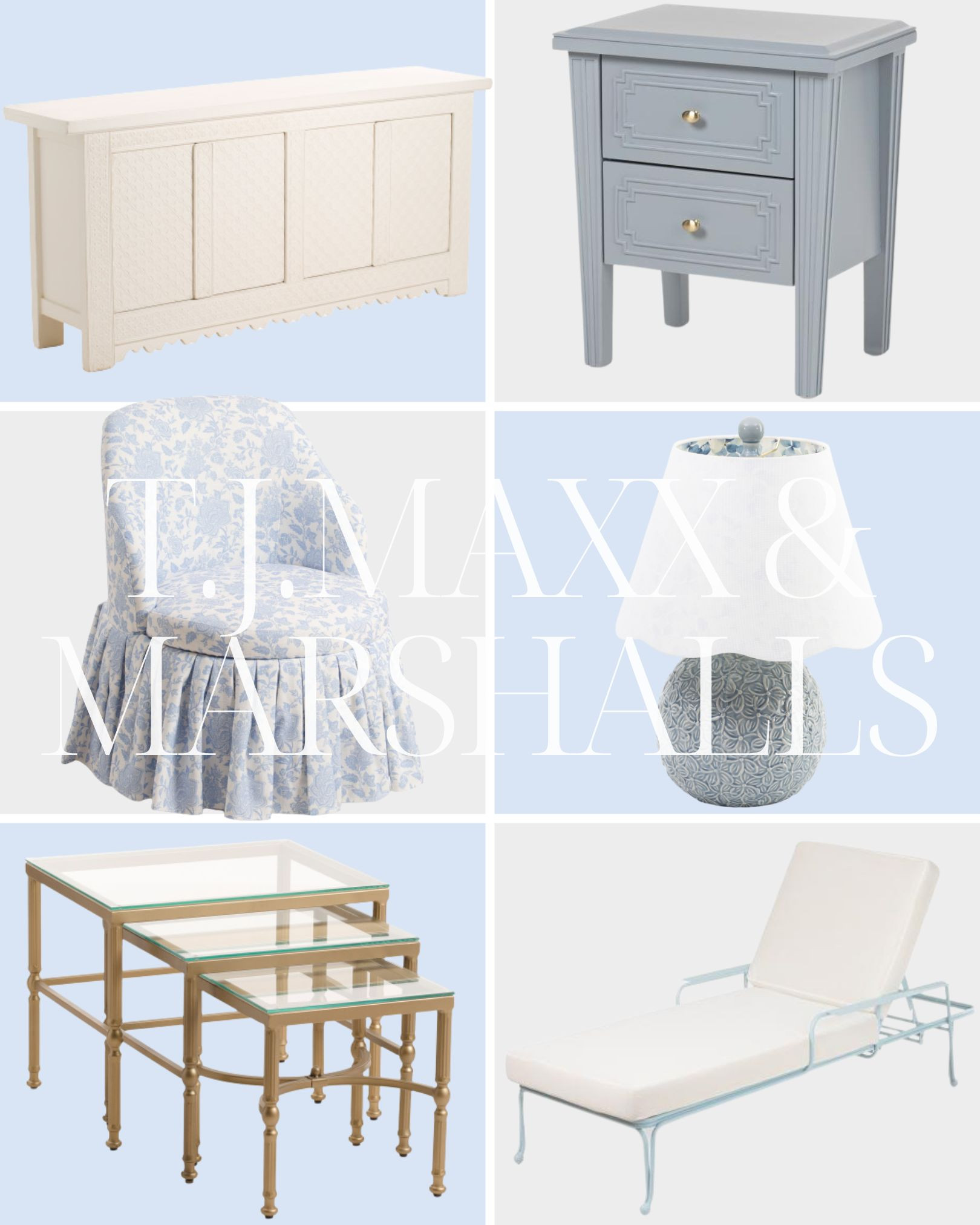 T.J. Maxx and Marshalls finds! 

living room | bathroom | bedroom | home decor | home refresh | bedding | nursery | classic home | traditional home | blue and white | furniture | coffee table | southern home | coastal home | grandmillennial home | scalloped | woven | rattan | classic style | preppy style | grandmillennial decor | blue and white decor | classic home decor | traditional home | bedroom decor | bedroom furniture | dresser | blue chair | brass lamp | floor mirror | euro pillow | white bed | linen duvet | side table | rug | glassware | cups | plates | hosting | kitchen spring | sale picks | outdoor furniture | porch | beach | Lillian August | Karma Home | Ballard Designs 

 #LTKHome