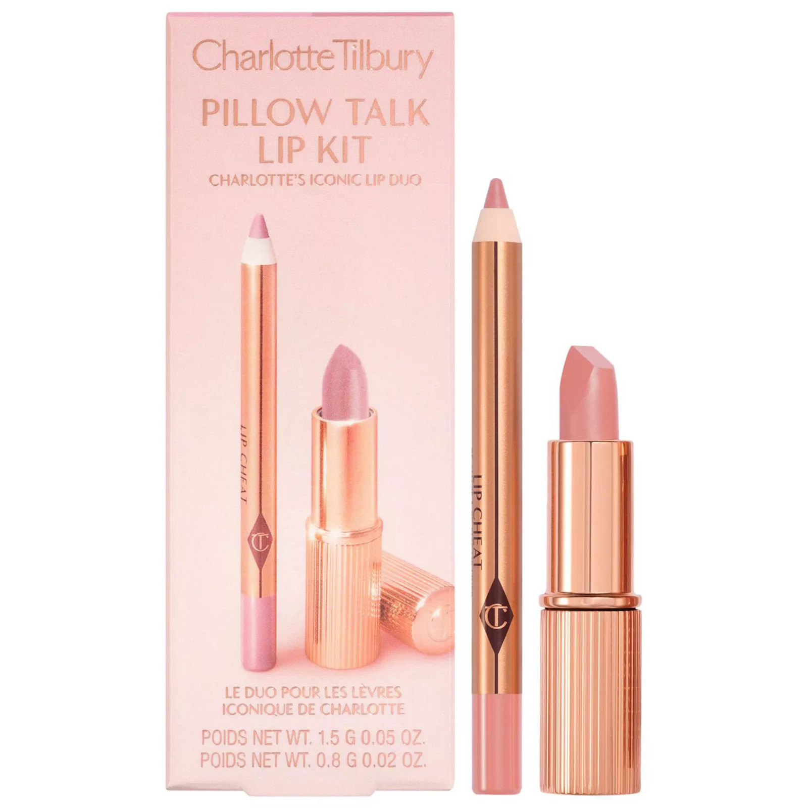 Charlotte Tilbury Mini Pillow Talk Lipstick & Liner Set, Pillow Talk Fair | Kohl's
