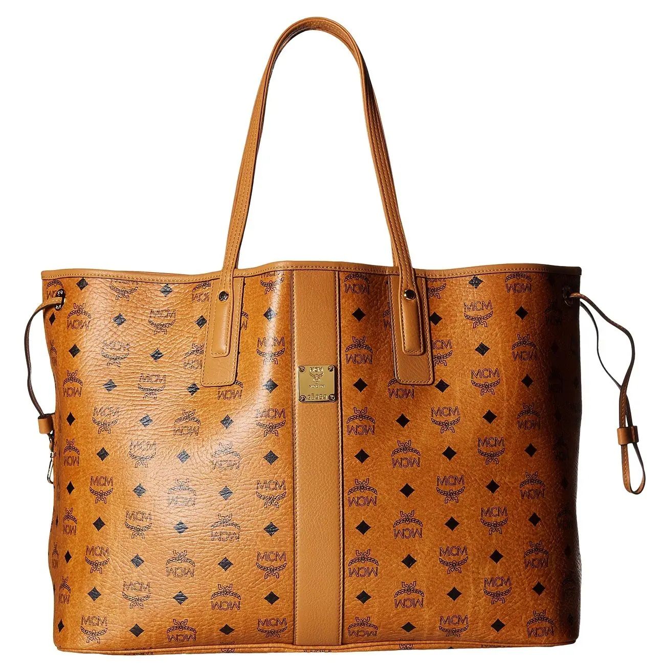 MCM Liz Reversible Large Cognac Tote Bag | Bed Bath & Beyond