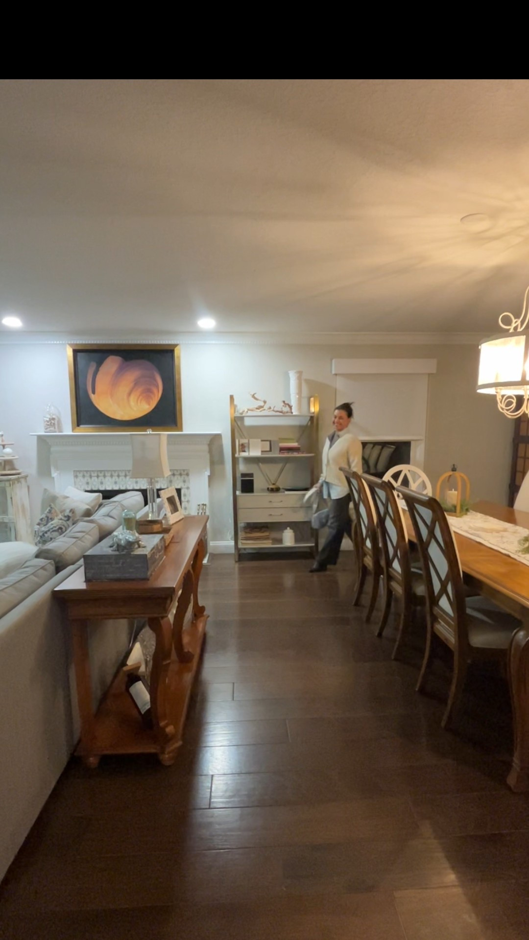 When it’s cold but you still want to look pulled together: black straight-leg jeans, a chambray button-down under a boxy sweater, and boots. 

#LTKOver40 #LTKmomlife