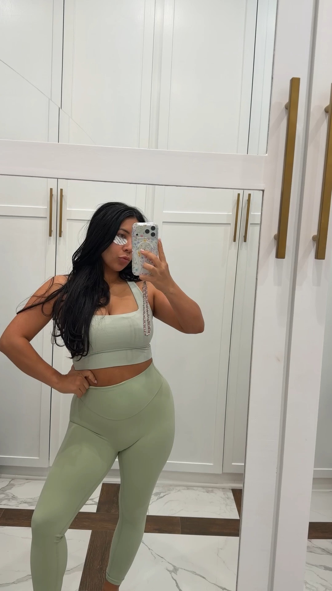 Pilates ootd & eye patches

Spring 
Spring outfit 
Workout 
Leggings 
Pilates ootd 

#LTKPetite #LTKfitnessgoals #LTKmomlife