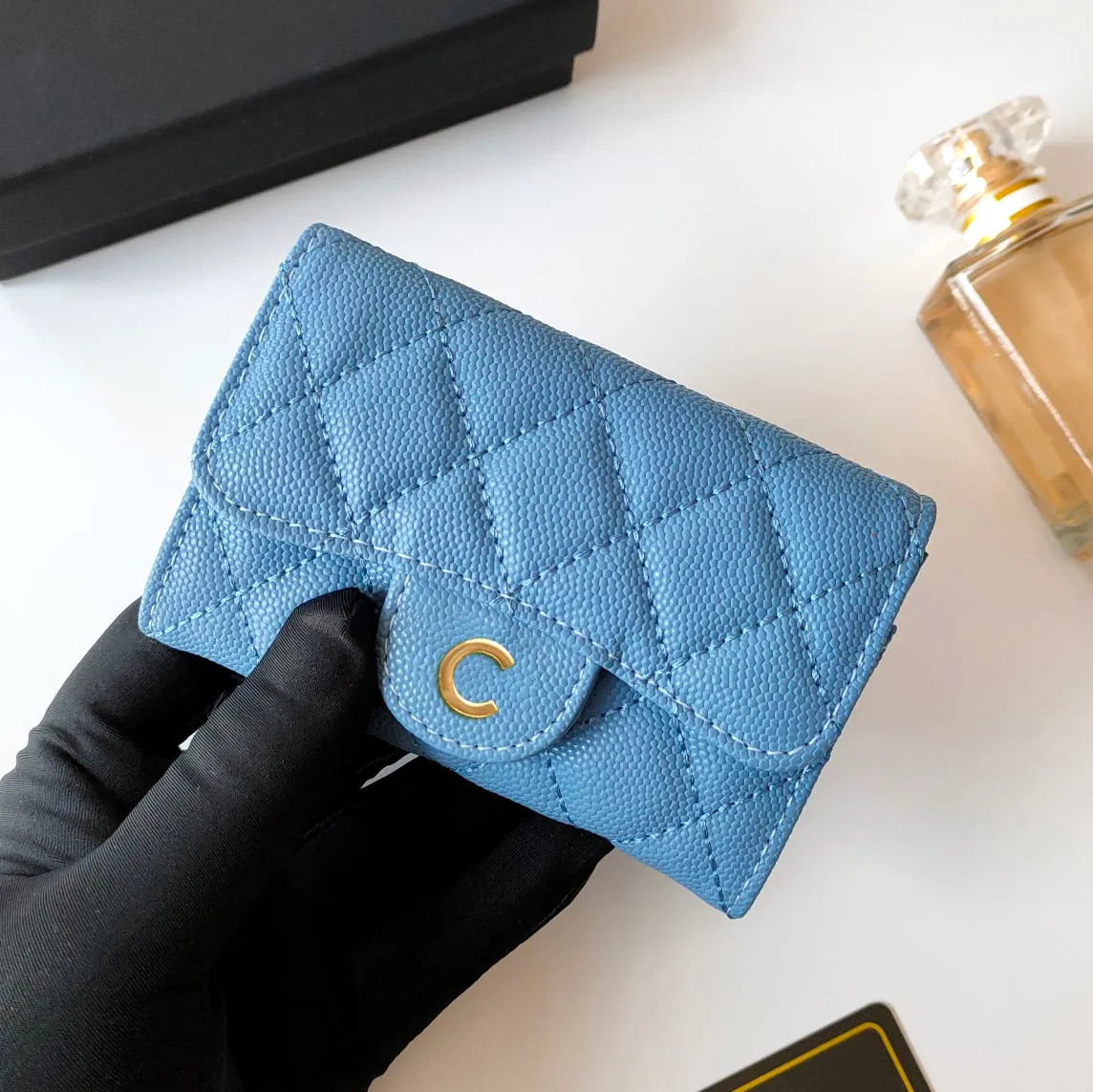 Save Big on Bulk Designer Wallet Quilted 10A Designer Wallet Women Luxury CC Wallets Cards Holder... | DHGate