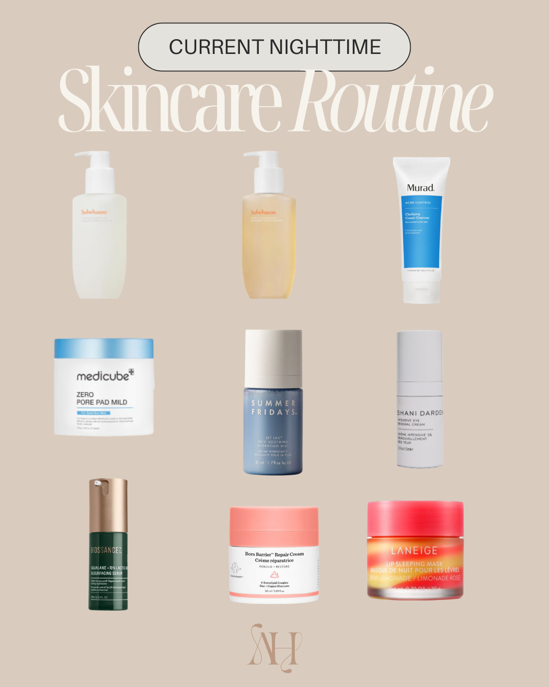 Here’s an updated nighttime skincare routine to get my glow on while I sleep ✨💤 #NighttimeGlow 

 

#LTKBeauty