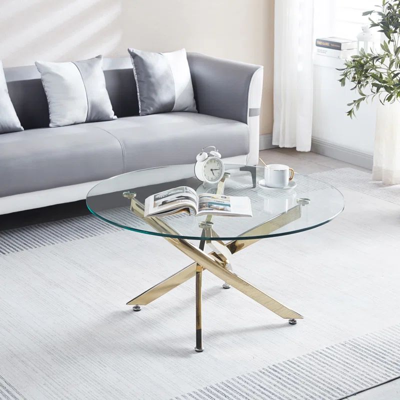 Landgraf Cross Legs Coffee Table | Wayfair North America