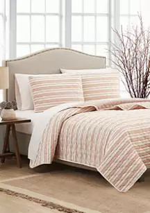 Multi Stripe Quilt Set | Belk