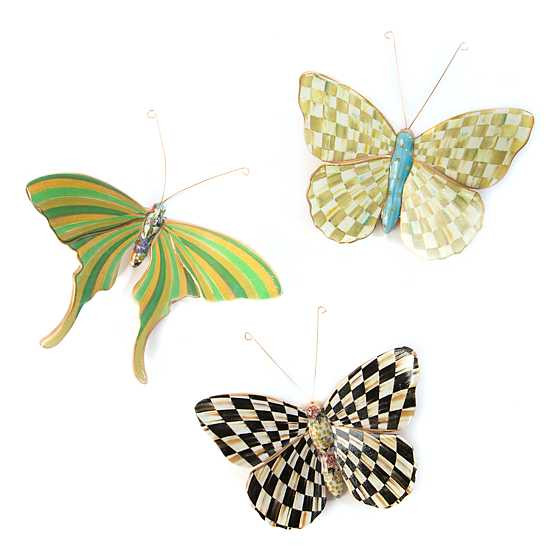 Butterfly Trio Wall Decor - Meadow | MacKenzie-Childs