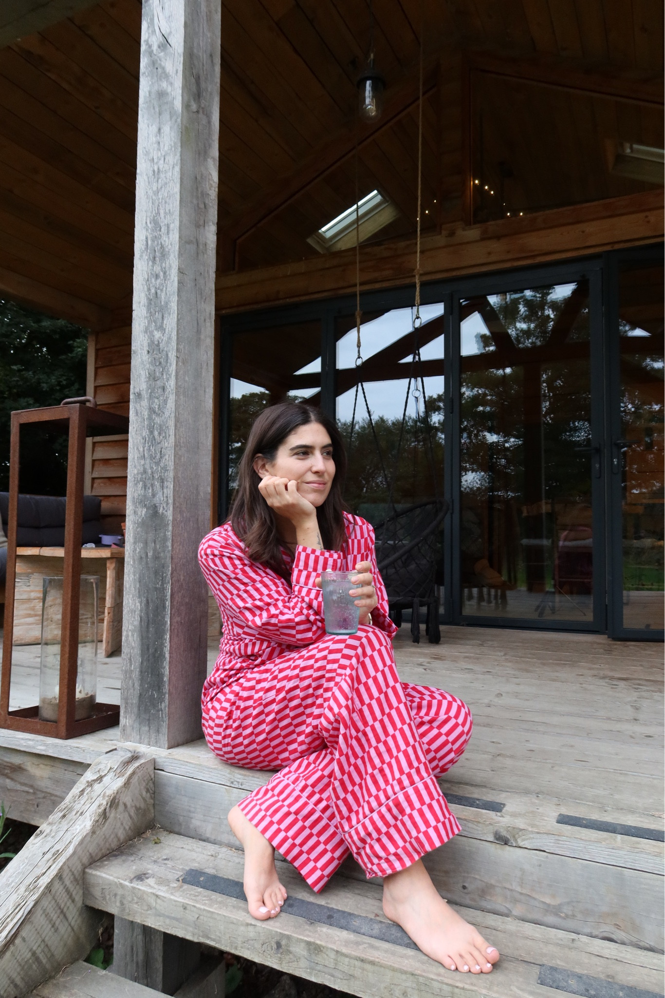 Pyjama set. Cosy evenings. Cabin holiday. Weekend trip. Spa weekend. Fun pj set. 

#LTKFind #LTKeurope #LTKSeasonal
