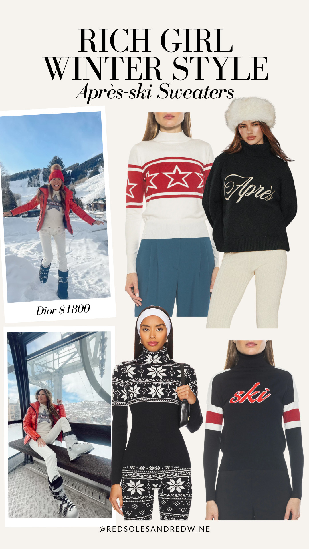 Apres ski sweaters! Ski trip outfit, look for less 

 

#LTKSeasonal #LTKTravel