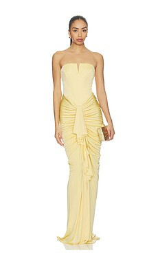 ET OCHS Selena Gown in Butter from Revolve.com | Revolve Clothing (Global)