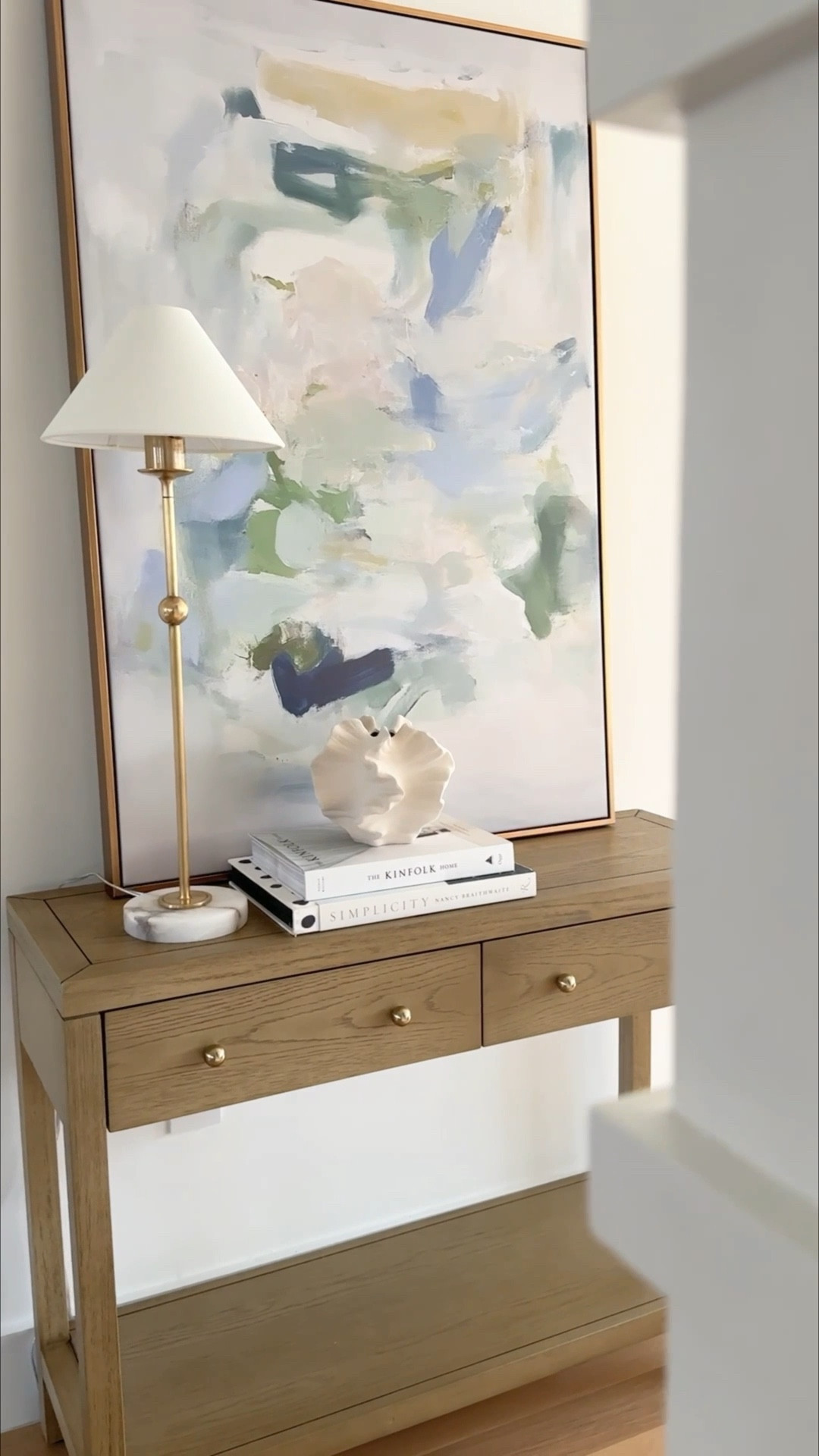 This console table is one of those timeless pieces that works in almost any space. The light oak finish keeps it warm and versatile, while the soft-close drawers and gorgeous brass hardware add a subtle, elevated feel.

It’s the kind of foundational piece that layers beautifully with art, lighting, and texture—and feels just as right in an entry, hallway, or living space. Available in 8 colors and finishes, so it’s easy to find the right fit for your home.

@wayfair #Ad #WayfairPartner #NewYearNewYou #Wayfair

#LTKHome #LTKSaleAlert #LTKSeasonal