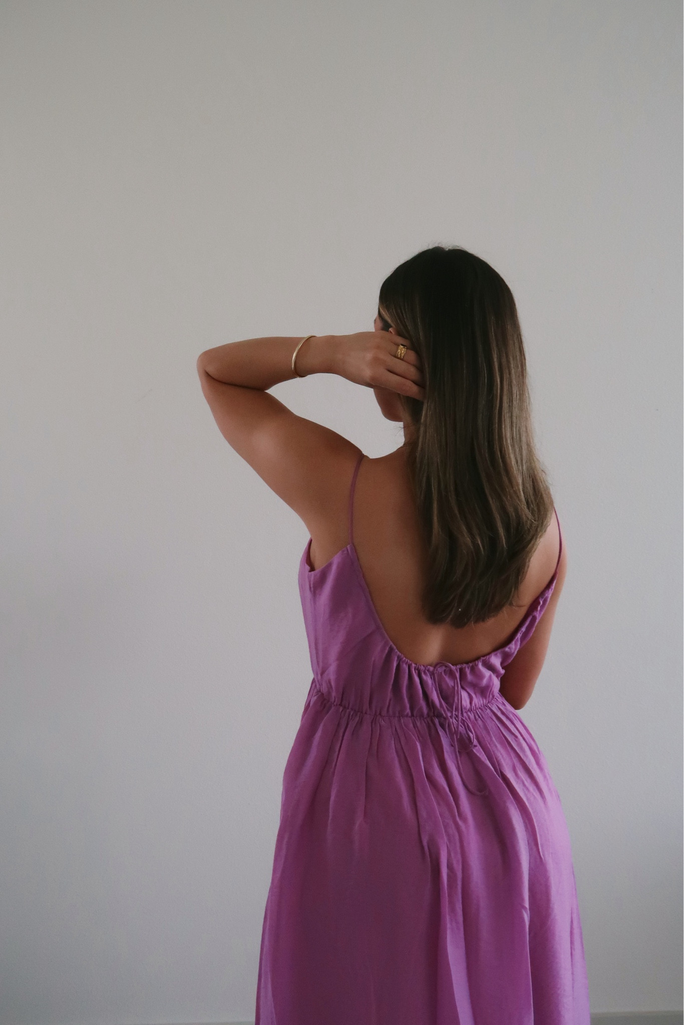 maxi boat neck dress Boat Neck Rouched Maxi Dress