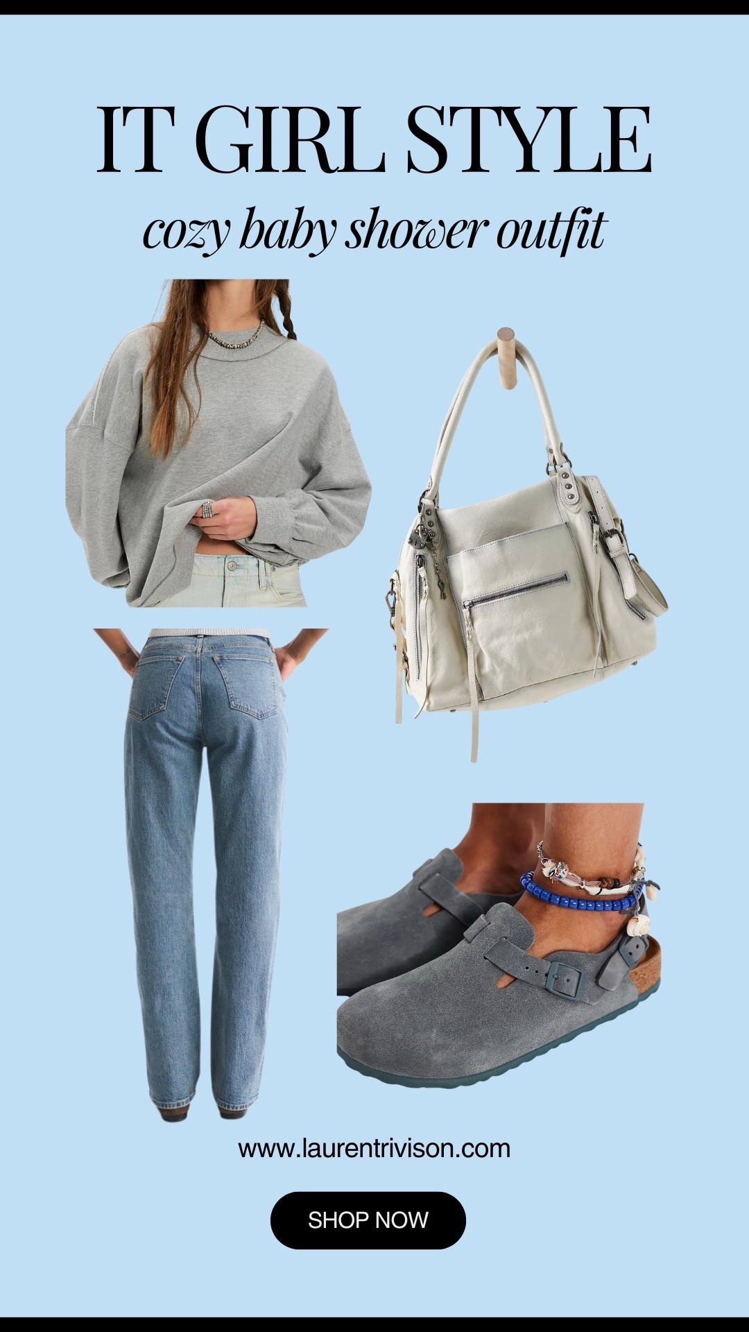 Neutral tones and cozy textures for a baby shower look that feels effortless☁️🌙

#LTKMidsize #LTKSeasonal #LTKBaby