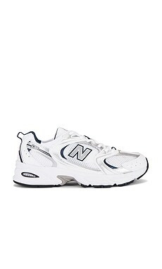 New Balance Mr530sg Sneakers in White, Natural, & Indigo from Revolve.com | Revolve Clothing (Global)