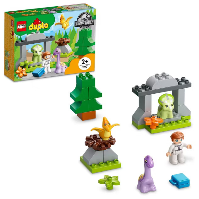 LEGO DUPLO Jurassic World Dinosaur Nursery 10938 Building Toy with 3 Animals | Target