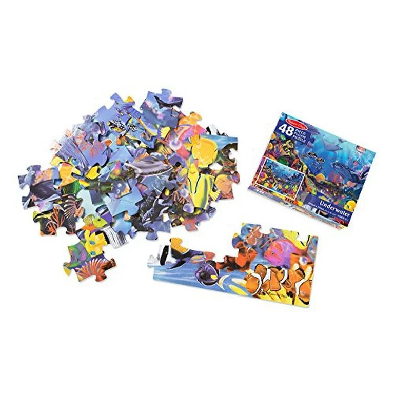 Melissa & Doug Underwater Ocean Floor Puzzle (48 Pieces), 2 x 3 feet | Walmart (US)