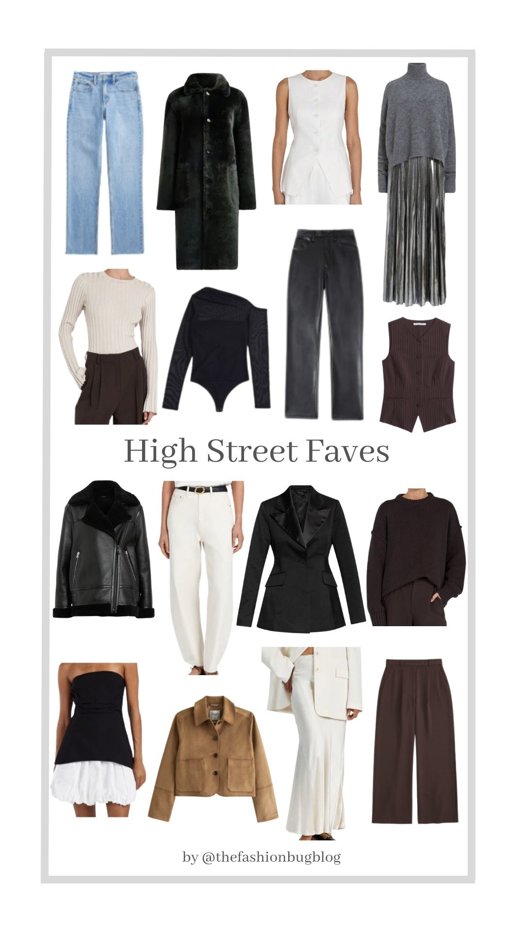 High Street Faves!

Black Friday Cyber Week, Black Friday Deals, Winter Style, Winter Fashion, Wardrobe Staples, A&F, Jeans, DISSH, All Saints 

 

#LTKCyberWeek #LTKuk #LTKwinter