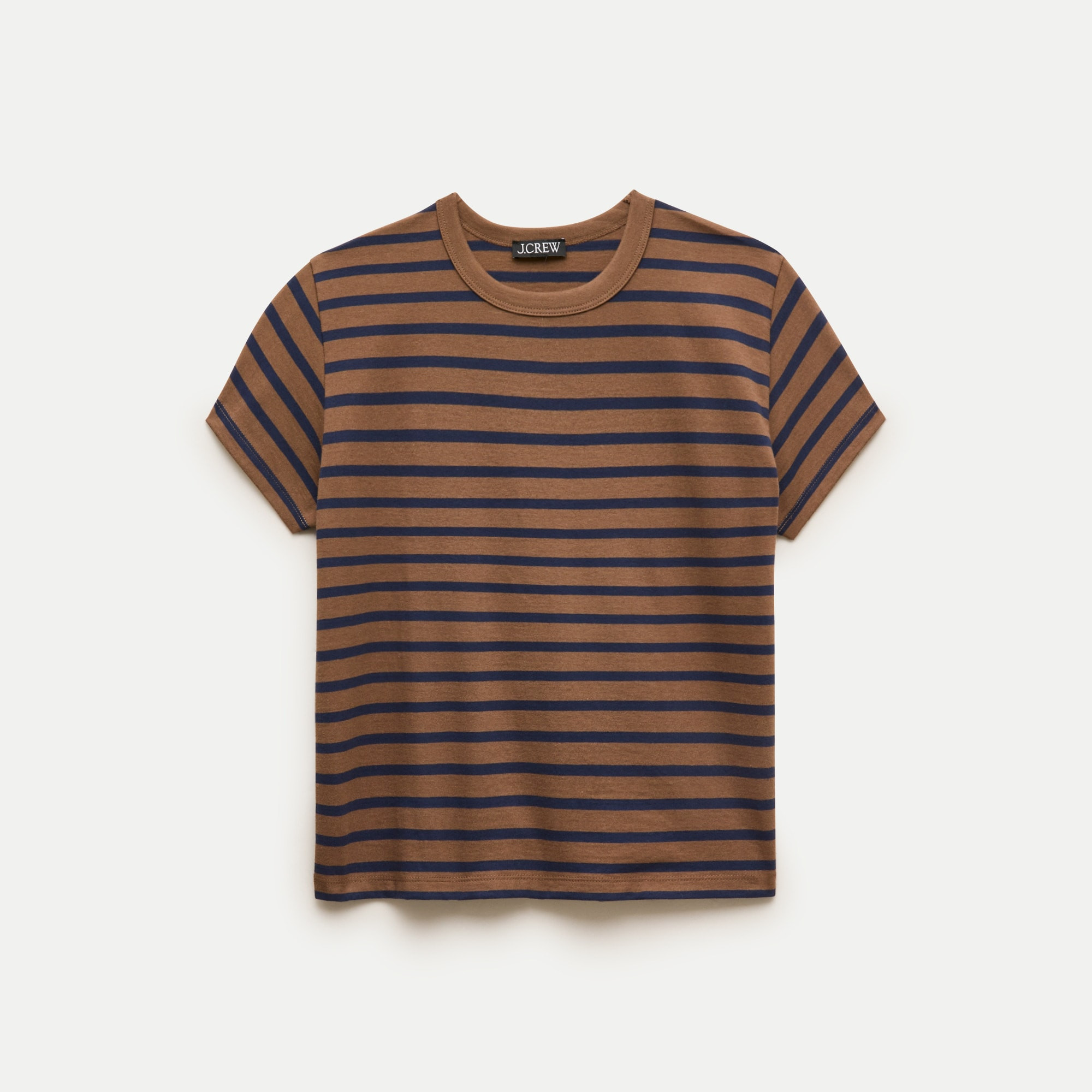 Boyfriend jersey classic-fit T-shirt in stripe | J. Crew US